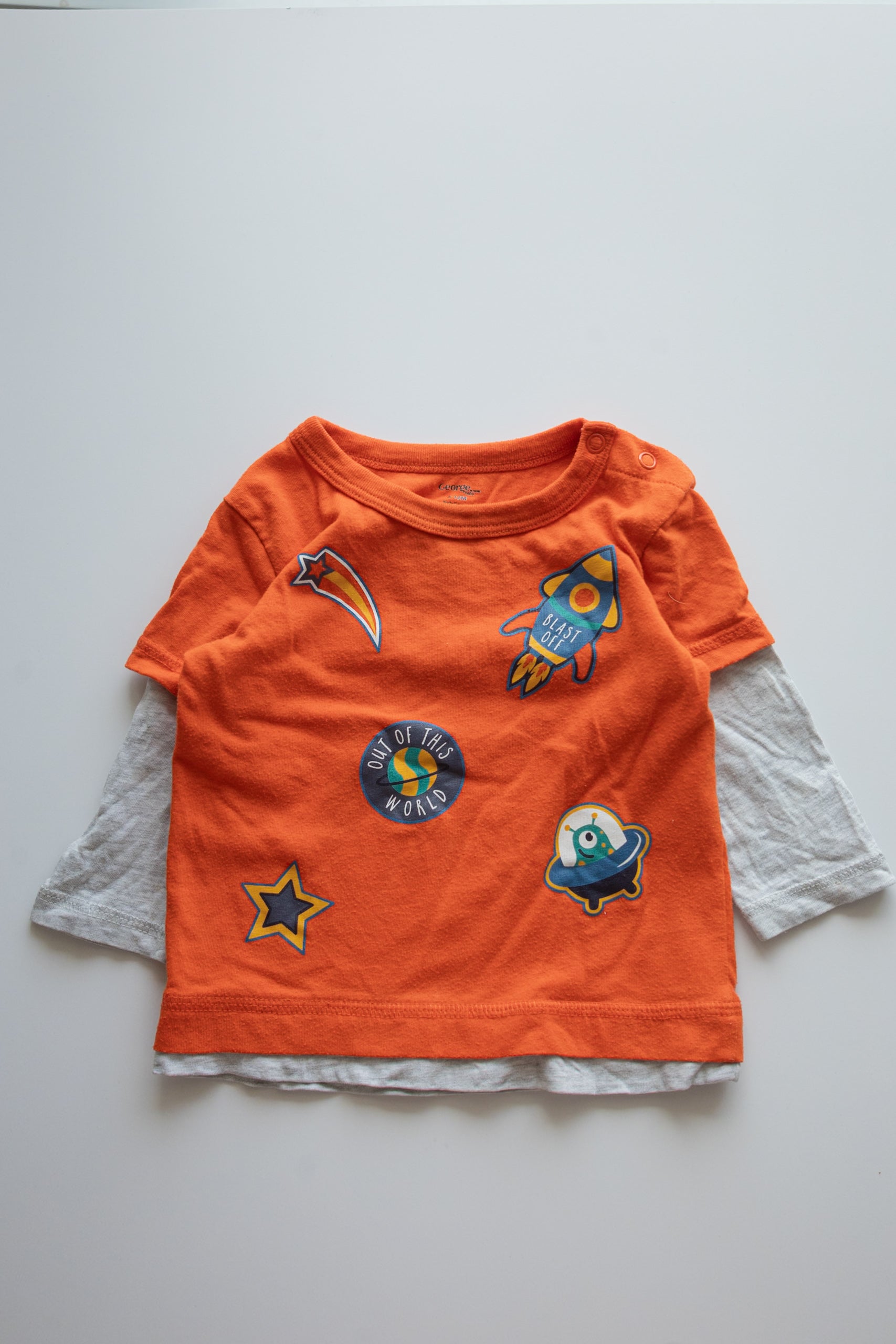 🌱 George - T-shirt manches longues 6-12M