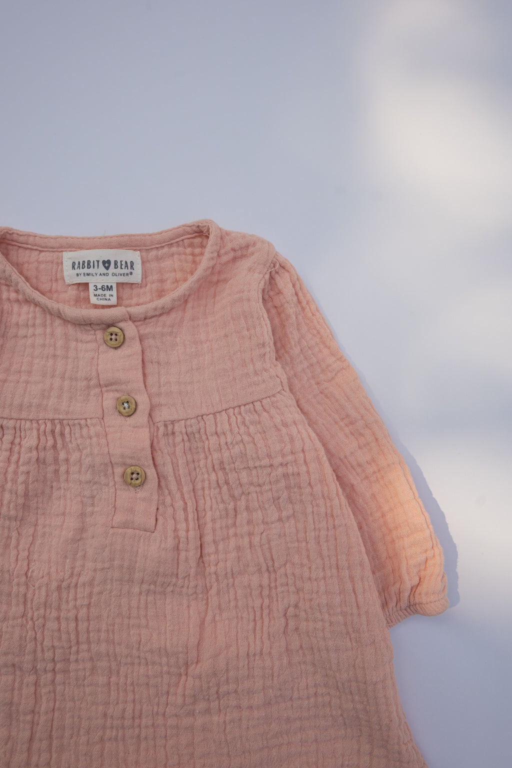 🌱 Rabbit & Bear - Chemise 3-6M