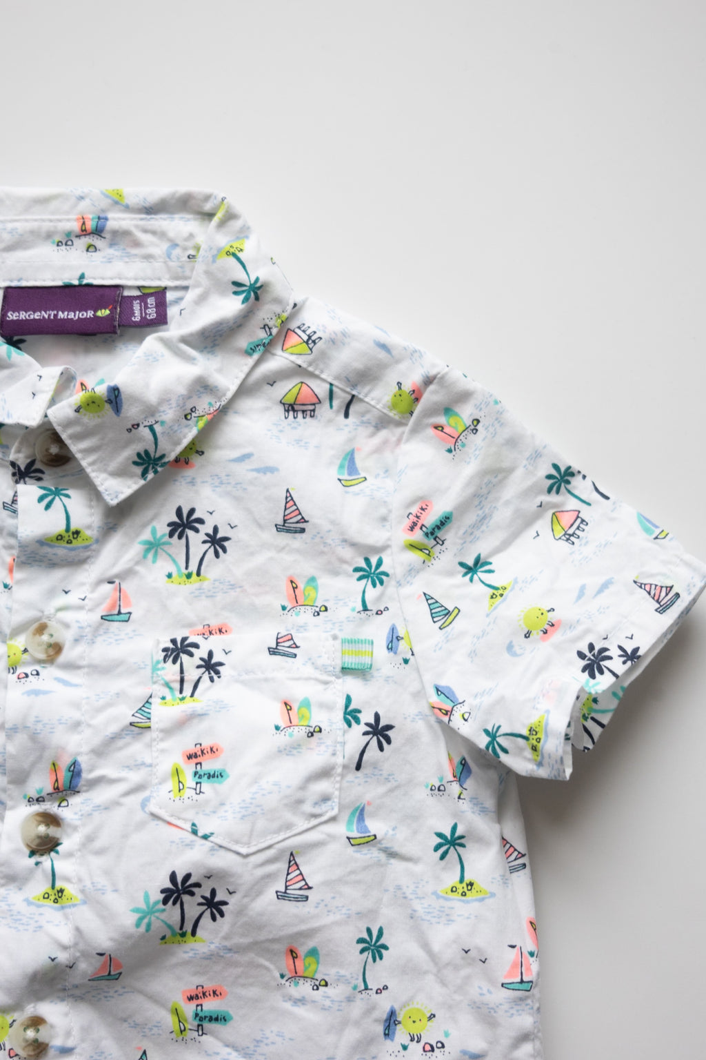 🌱 Sergent major - Chemise 6M