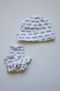 🌱 George - Tuque et chaussons 0-9M (petit) 🦙