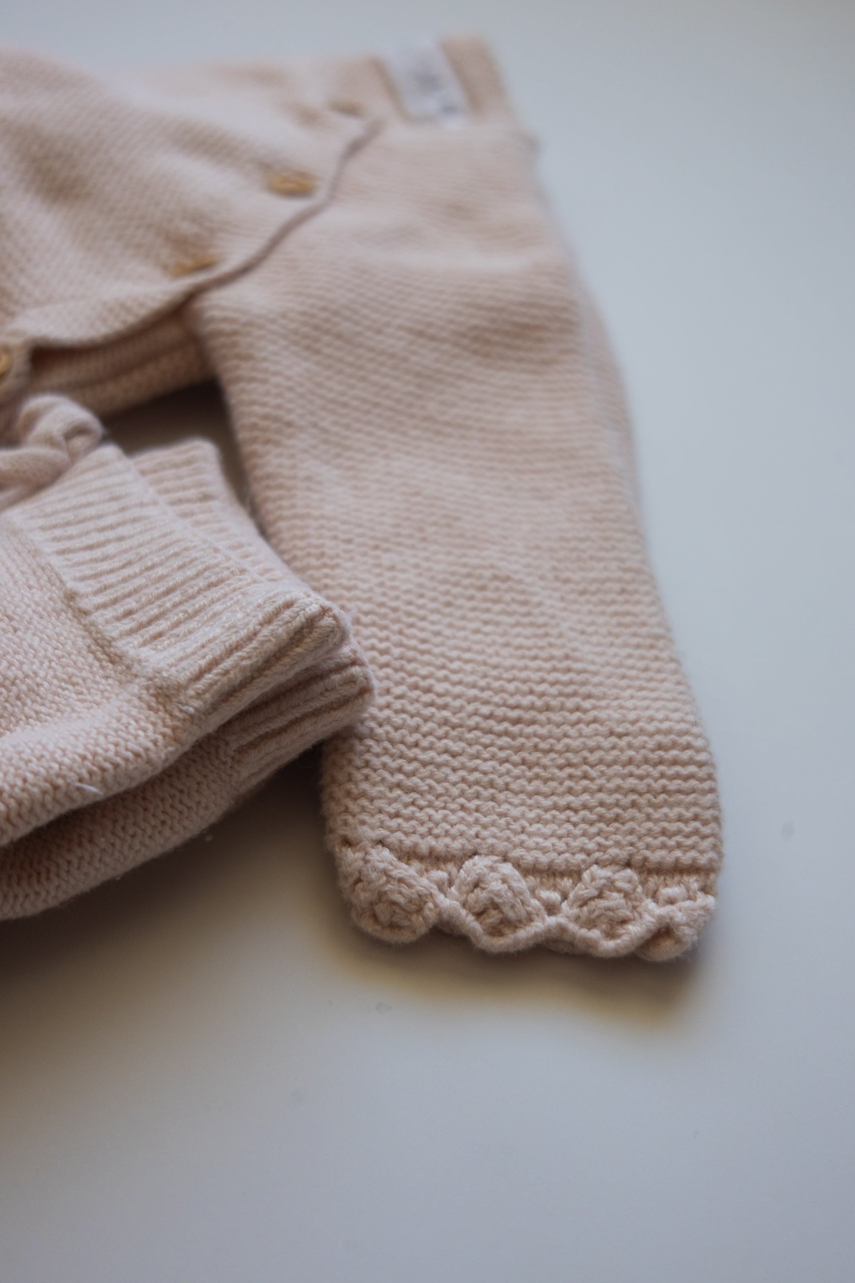 🌱 Zara - Ensemble tricot 1-3M 🦙