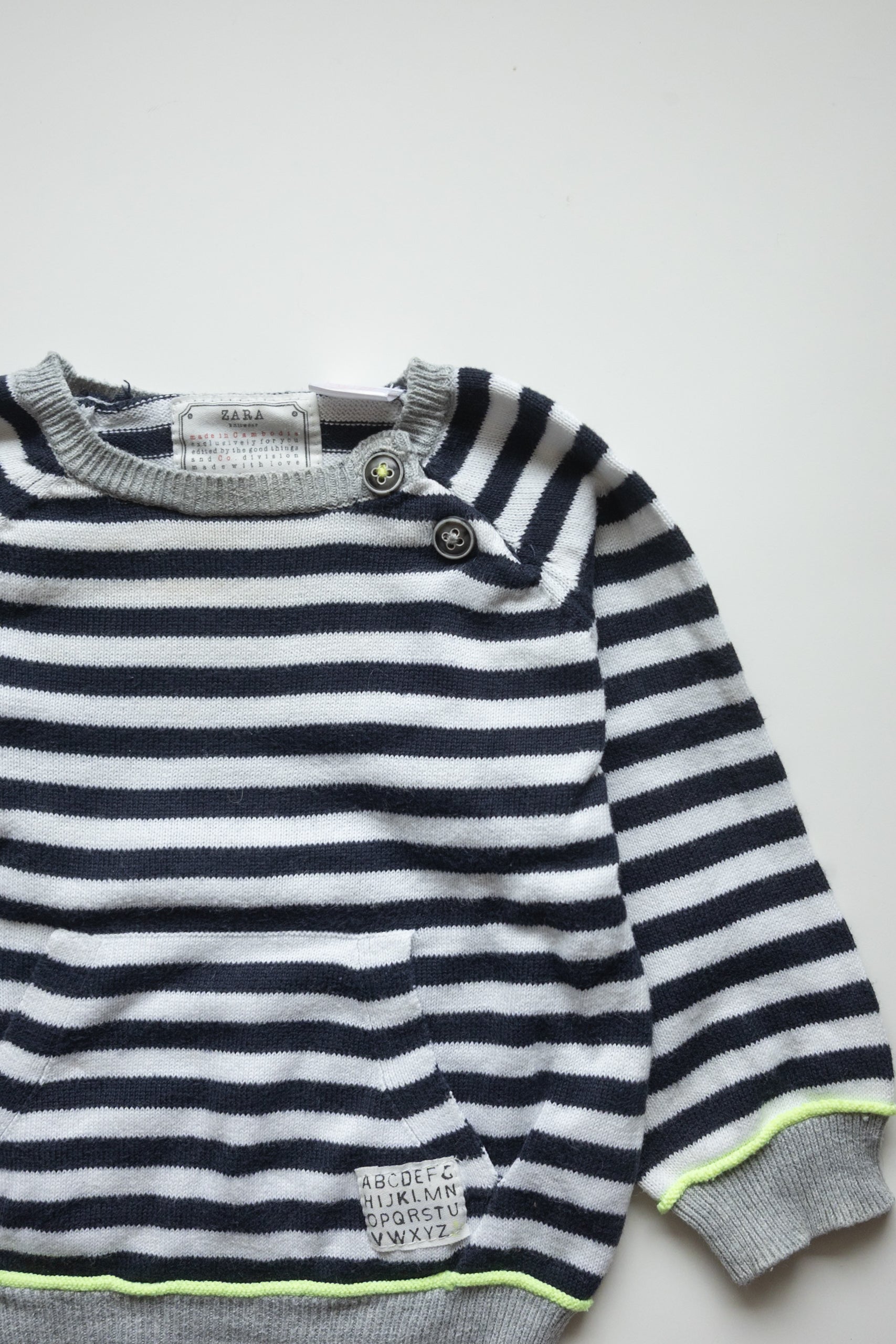 🌱 Zara - Chandail 6-9M