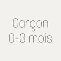Garçon 0-3m