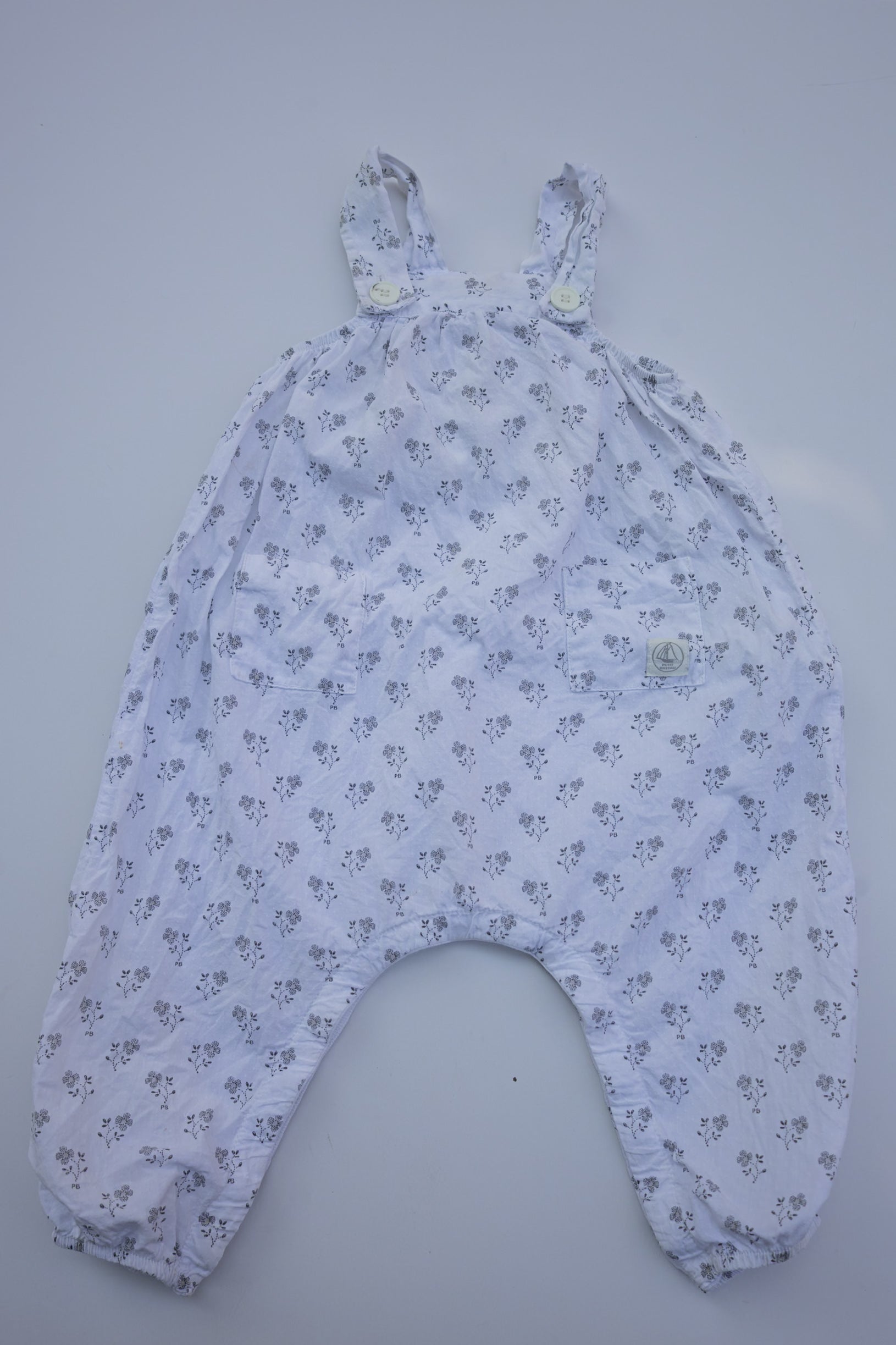 🎨 Petit bateau - Combinaison 12M (petite tache au collet à peine visible)