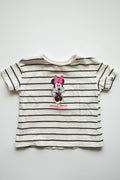 🎨 Zara - T-shirt 6-9M (petite tache à peine visible voir photo)