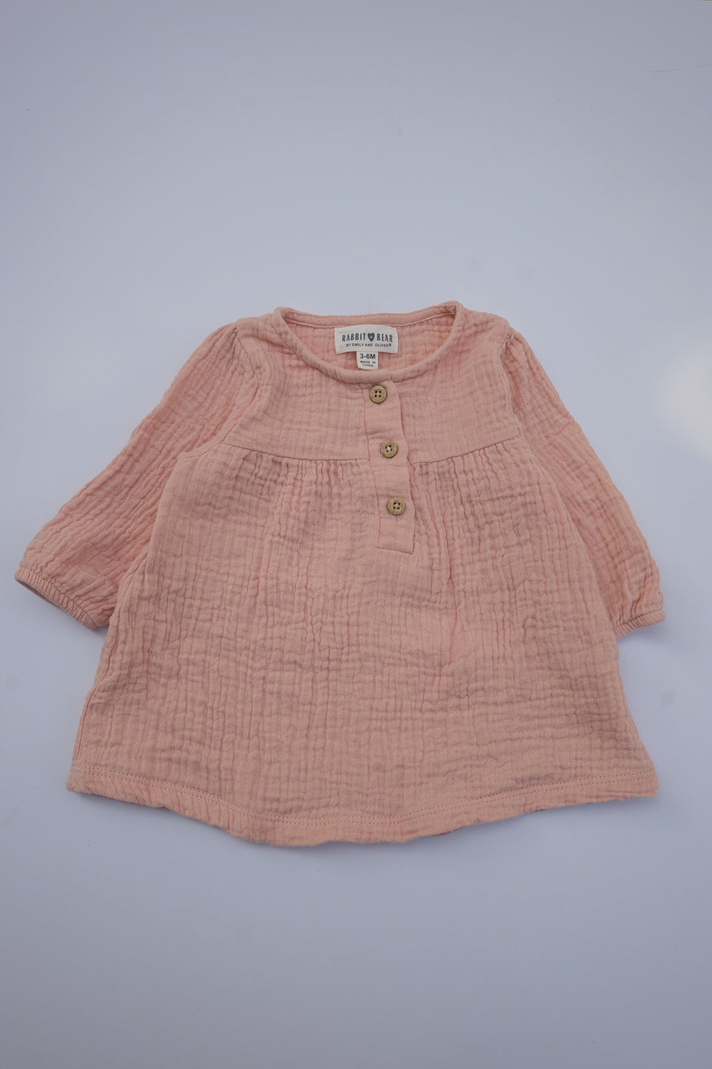 🌱 Rabbit & Bear - Chemise 3-6M