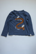 🌱 Zara - T-shirt manches longues 9-12M