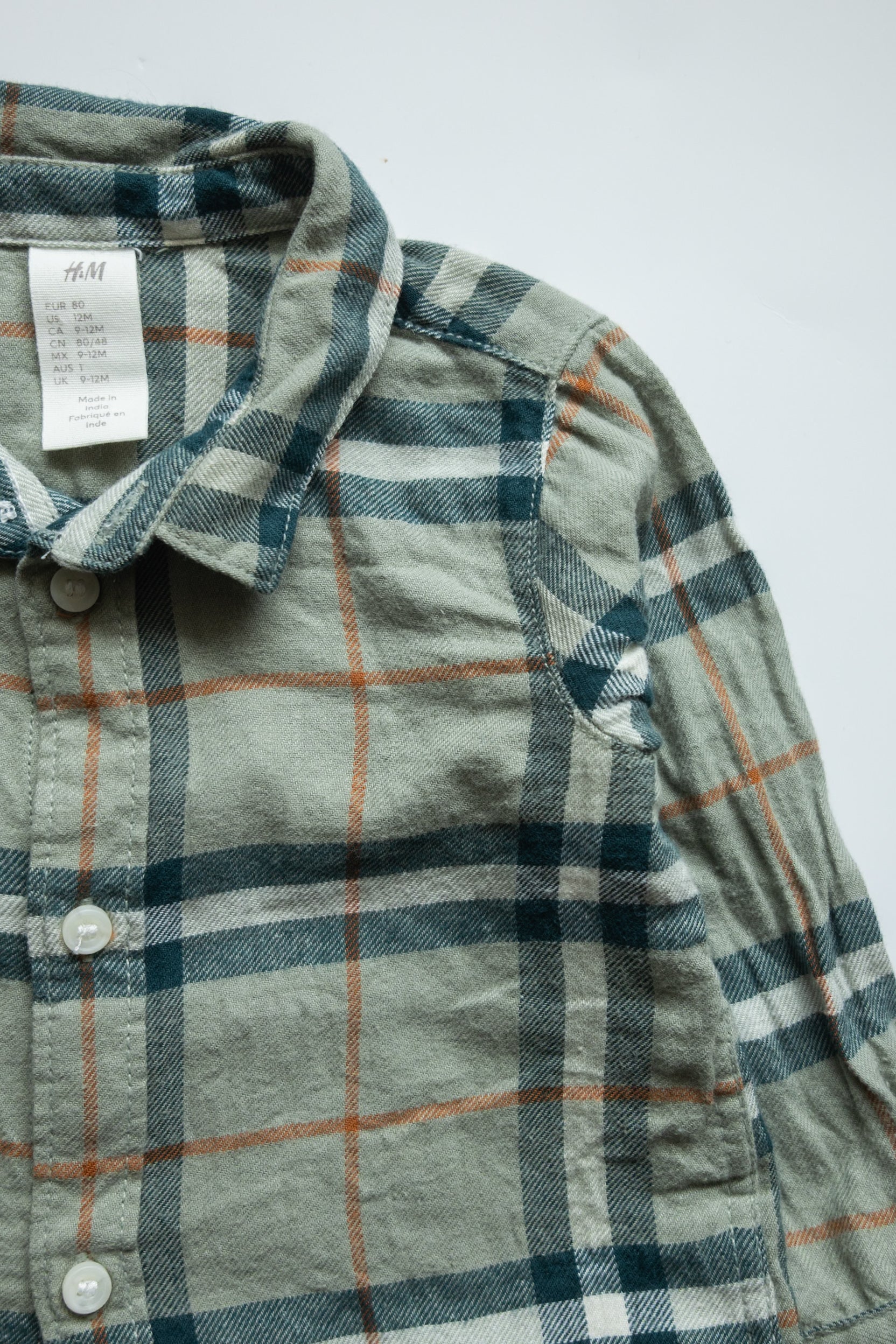 🌱 H&M - Chemise 9-12M