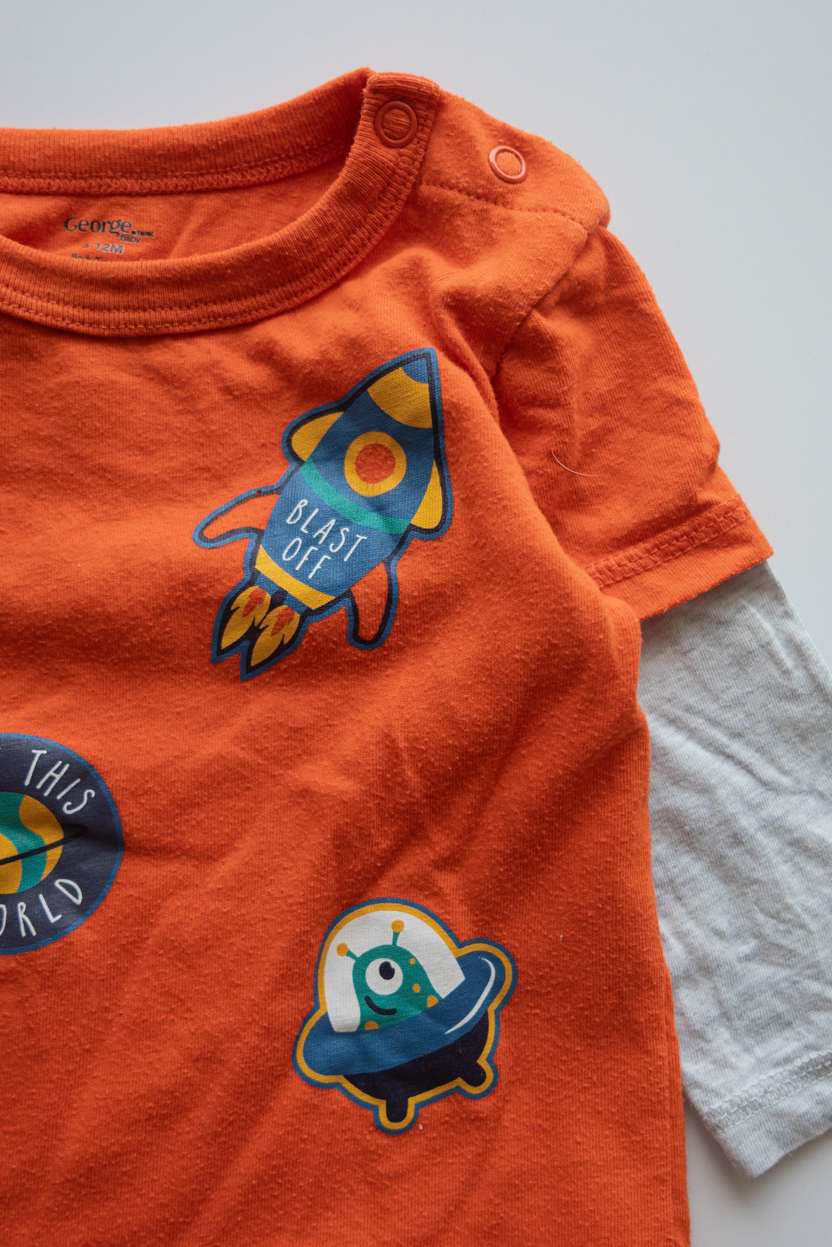 🌱 George - T-shirt manches longues 6-12M