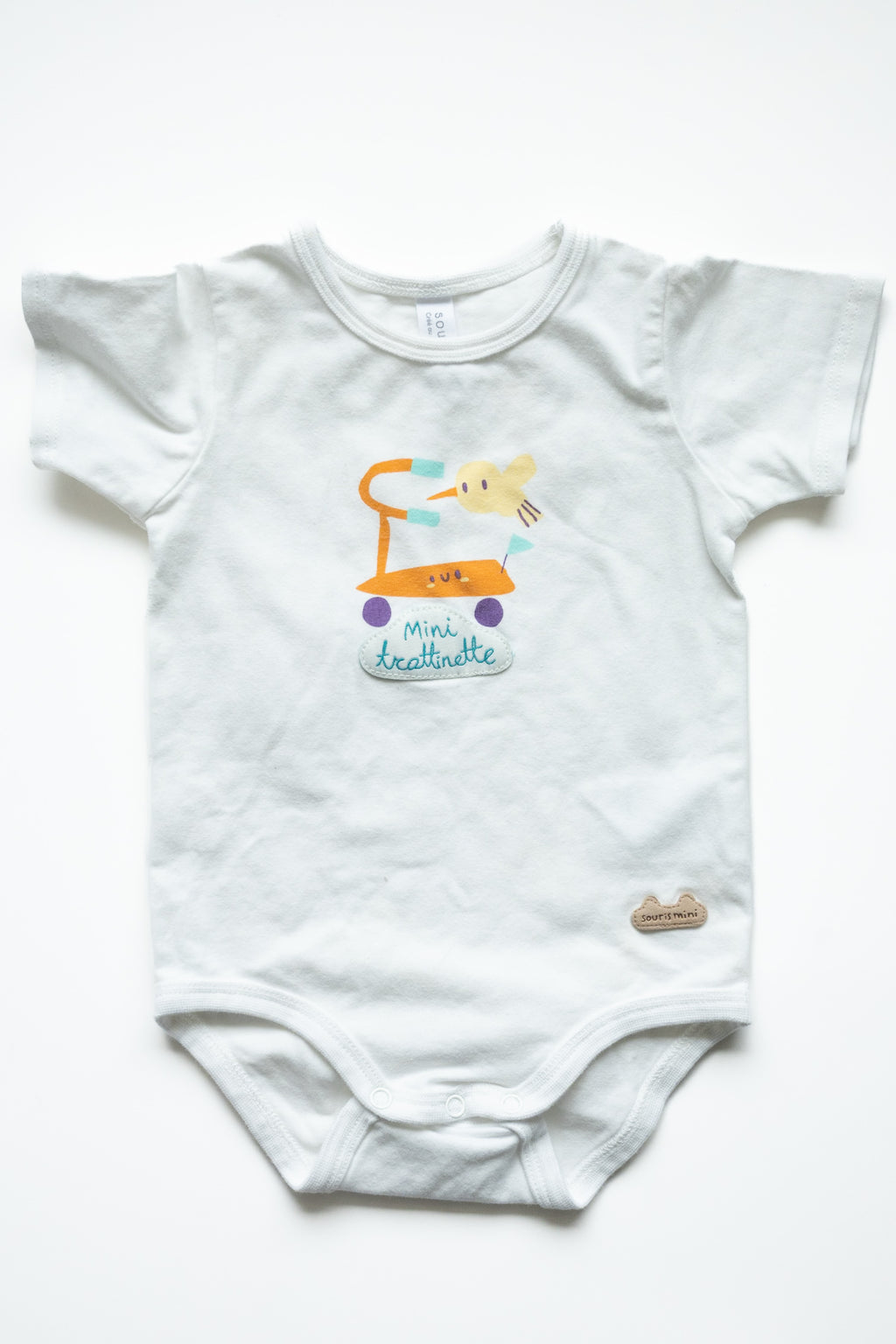 🌱 Souris Mini - cache-couche 6-9M