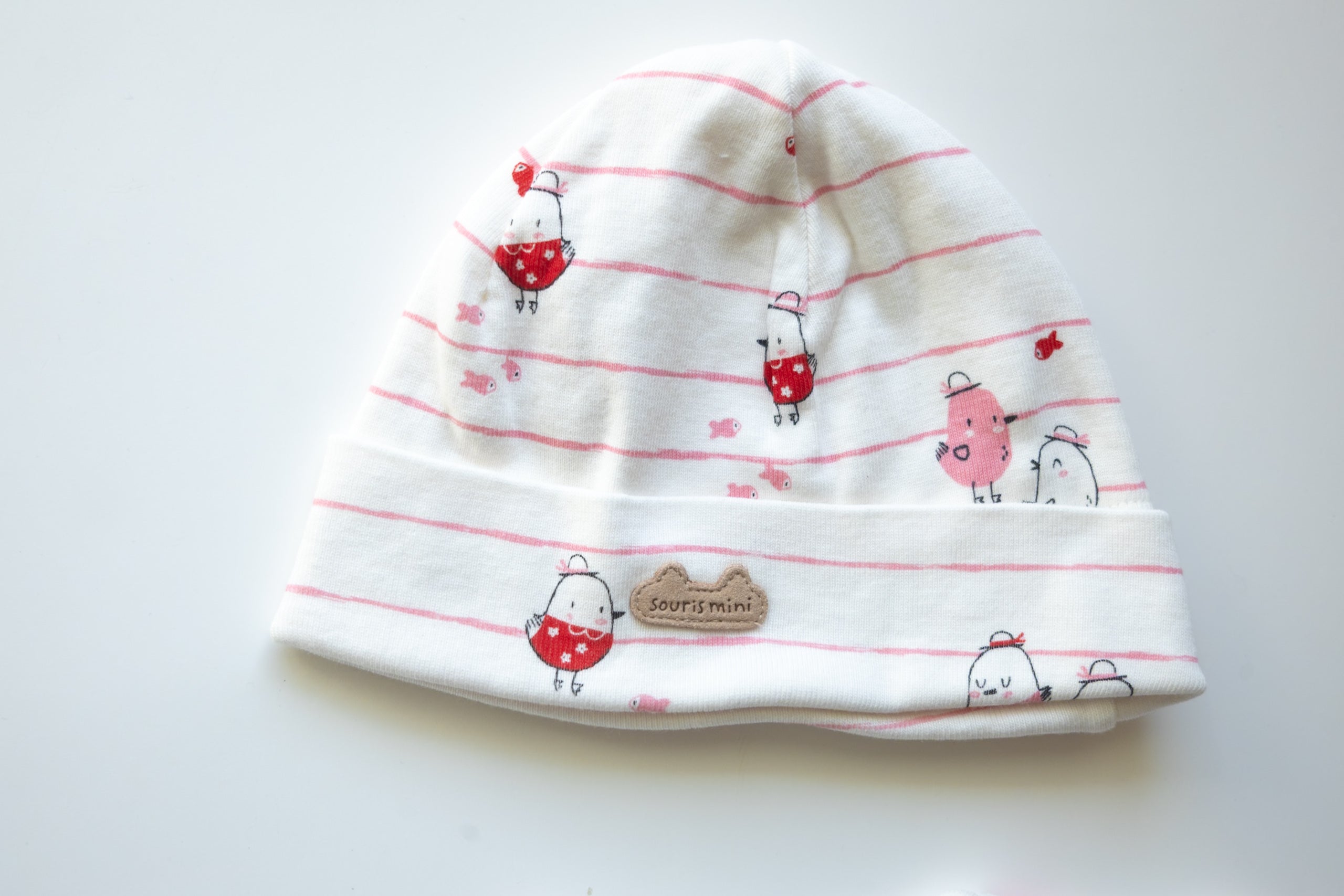 Souris Mini - Cache-couche et bonnet 3-6M